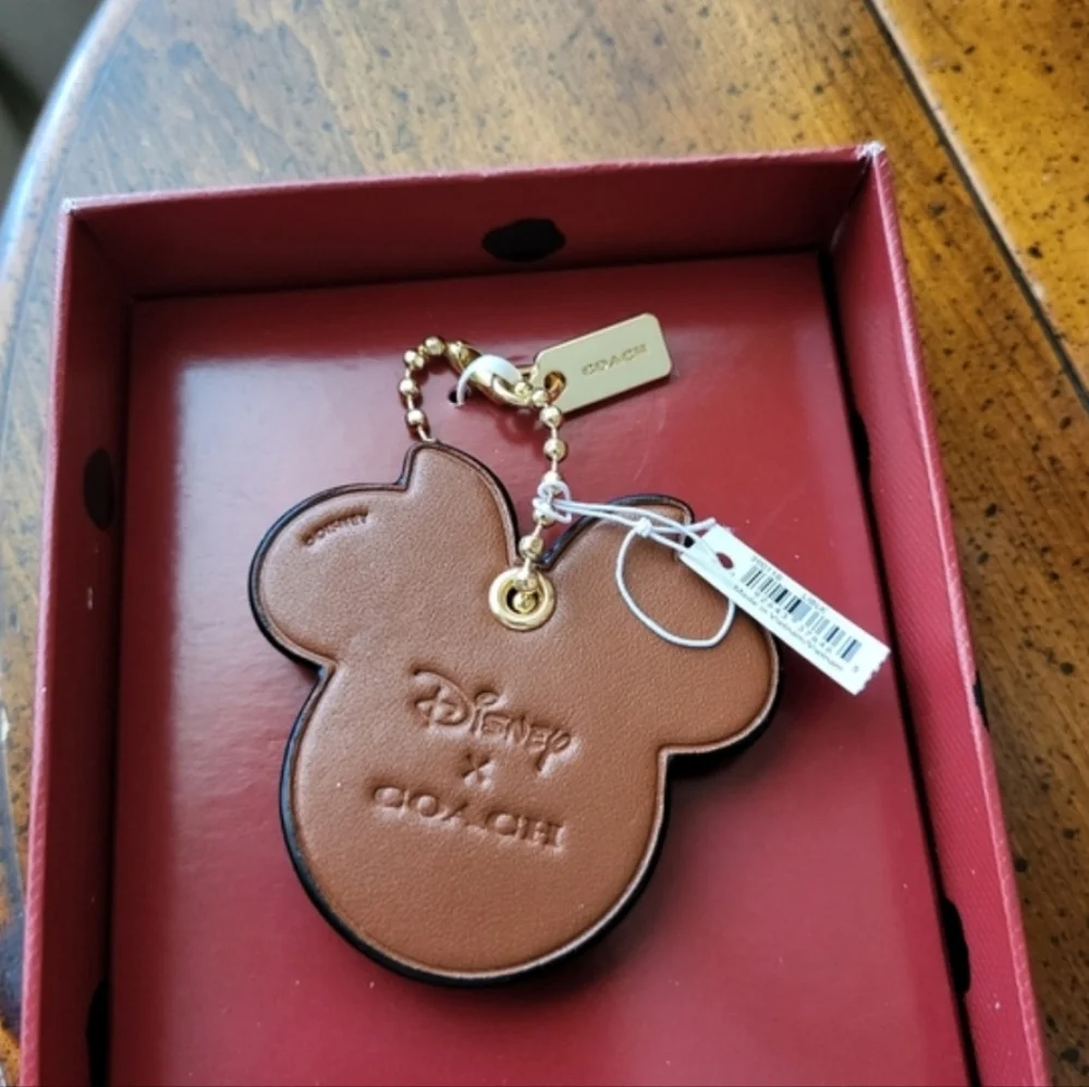 NWT! COACH MINNIE MOUSE PURSE CHARM! - Picture 2 of 5